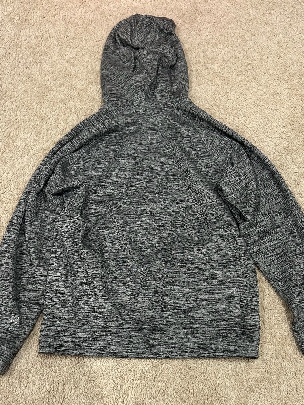 lululemon athletica Men's Heathered Charcoal Hooded Pullover